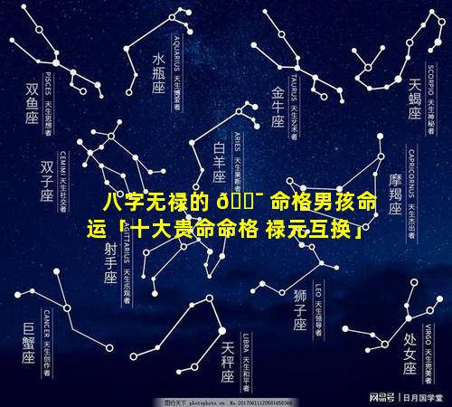 八字无禄的 🐯 命格男孩命运「十大贵命命格 禄元互换」